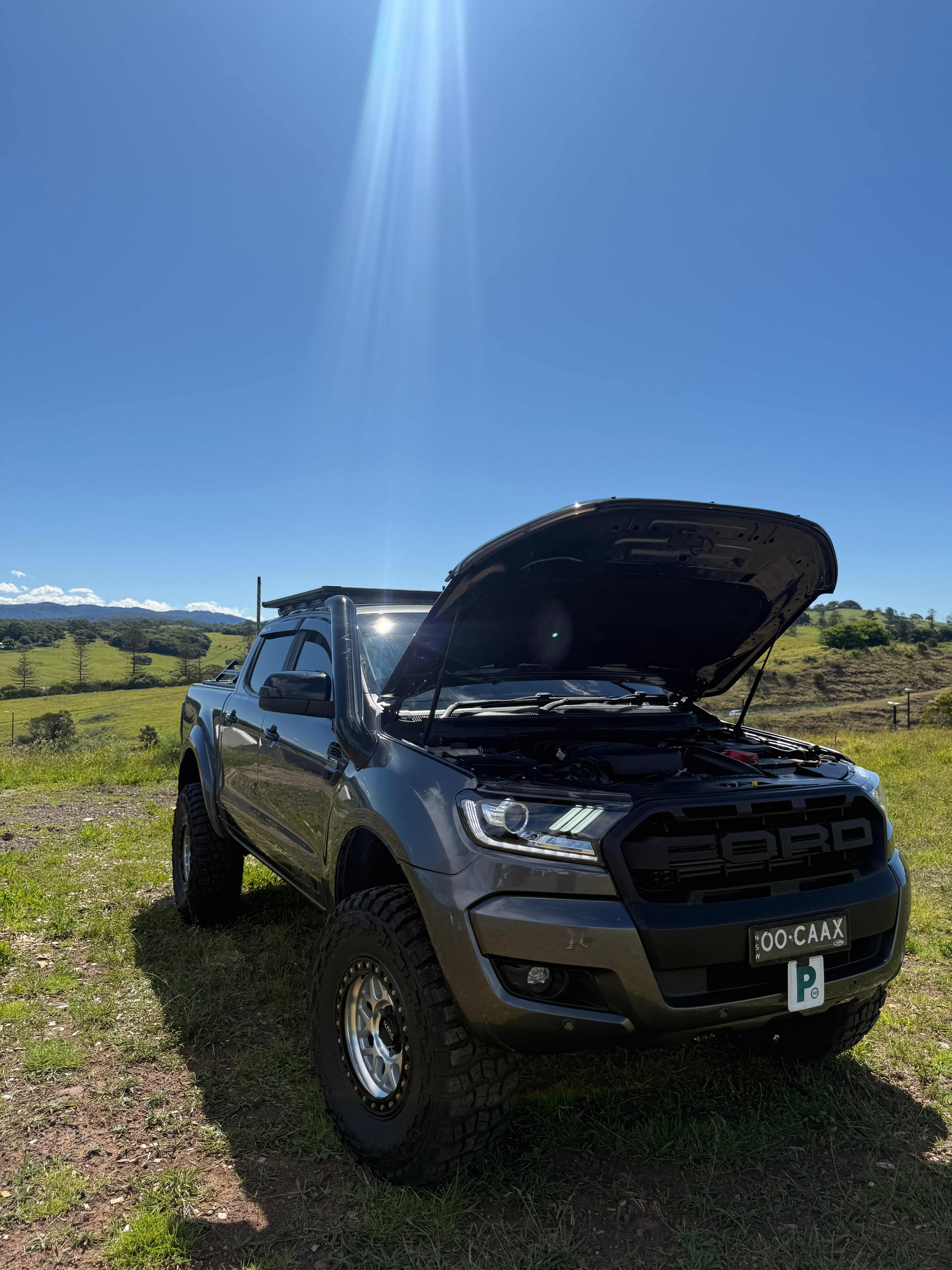 Ford Ranger PX Short-Entry Twin Snorkels - Canna Fabrication