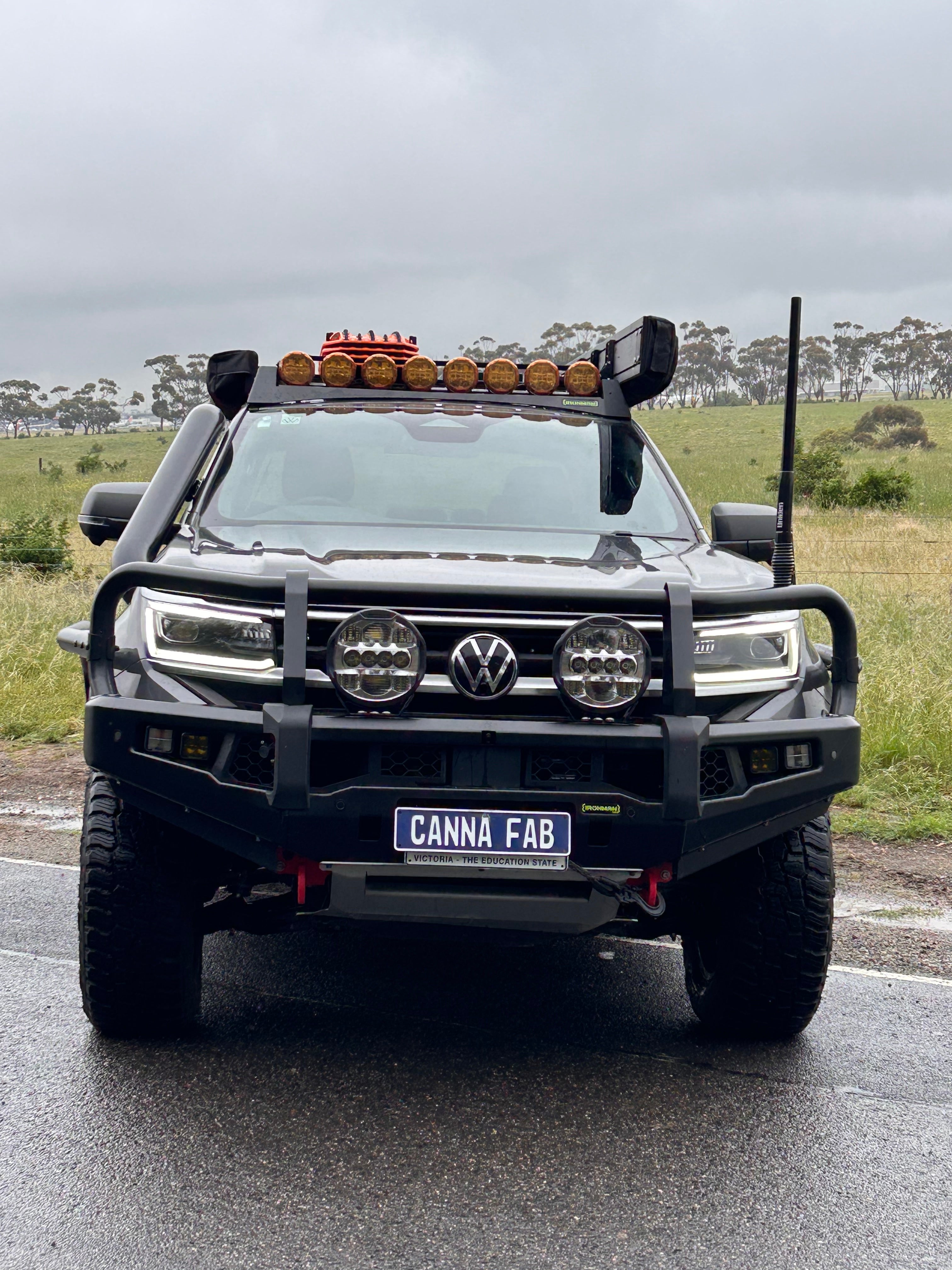 Volkswagen Amarok MY23-26 twin stainless snorkels - Canna Fabrication