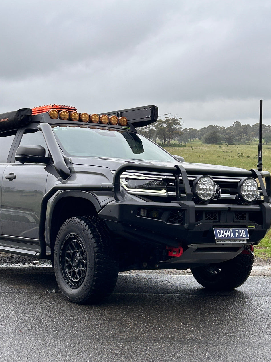 Volkswagen Amarok MY23-26 Snorkel for Stock Airbox Kit — Canna Fabrication stainless snorkel