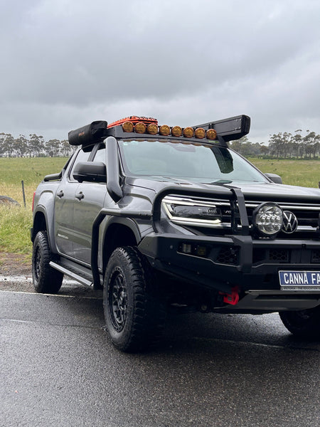 Volkswagen Amarok MY23-26 twin stainless snorkels - Canna Fabrication