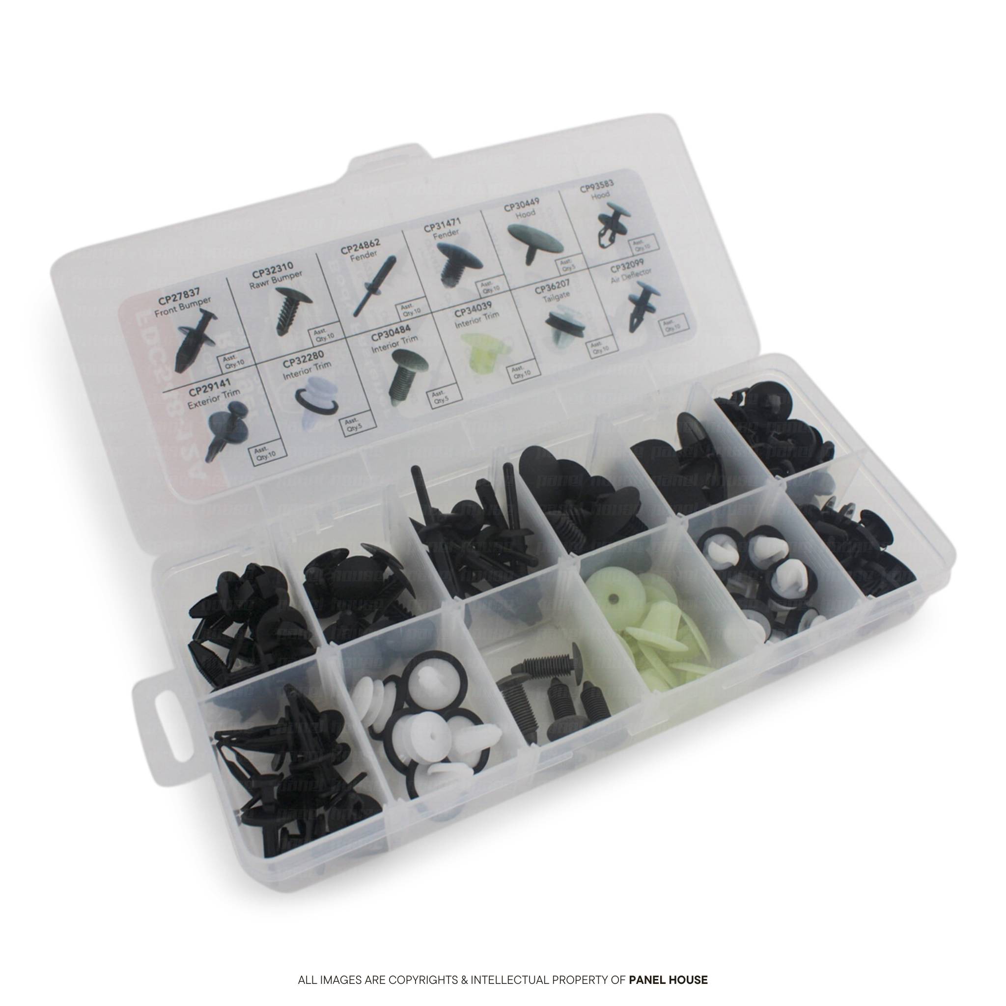 105 Piece Clip & Fastener Kit fits Ford Ranger PX 2012 - 2021 – 4x4 ...
