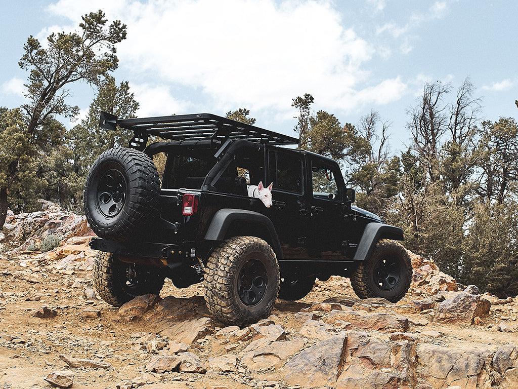 Front Runner - Jeep Wrangler JK 4 Door (2007 - 2018) Extreme 1/2 Roof Rack Kit - by Front Runner - 4X4OC™ | 4x4 Offroad Centre