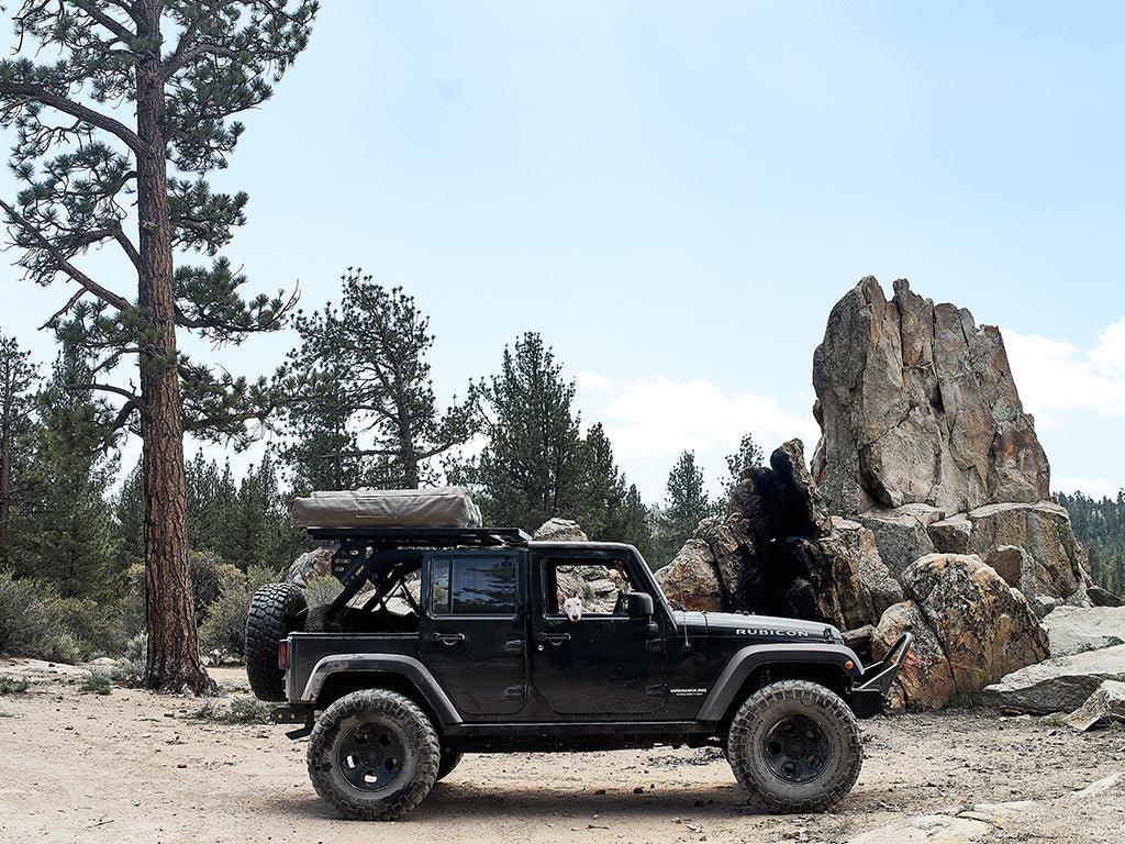 Front Runner - Jeep Wrangler JK 4 Door (2007 - 2018) Extreme 1/2 Roof Rack Kit - by Front Runner - 4X4OC™ | 4x4 Offroad Centre