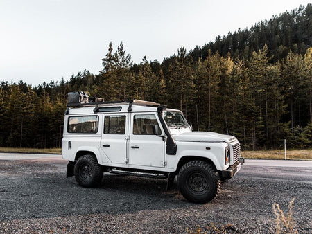 Front Runner - Land Rover Defender 110 (1983 - 2016) Slimline II 3/4 Roof Rack Kit / Tall - by Front Runner - 4X4OC™ | 4x4 Offroad Centre