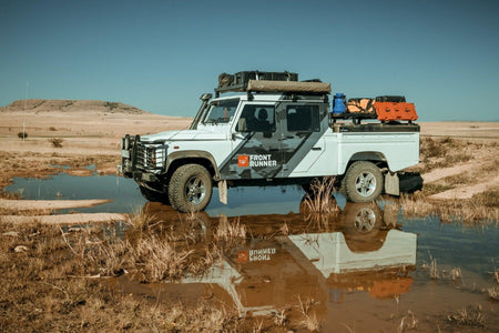 Front Runner - Land Rover Defender 110/130 (1983 - 2016) Slimline II 1/2 Roof Rack Kit - by Front Runner - 4X4OC™ | 4x4 Offroad Centre