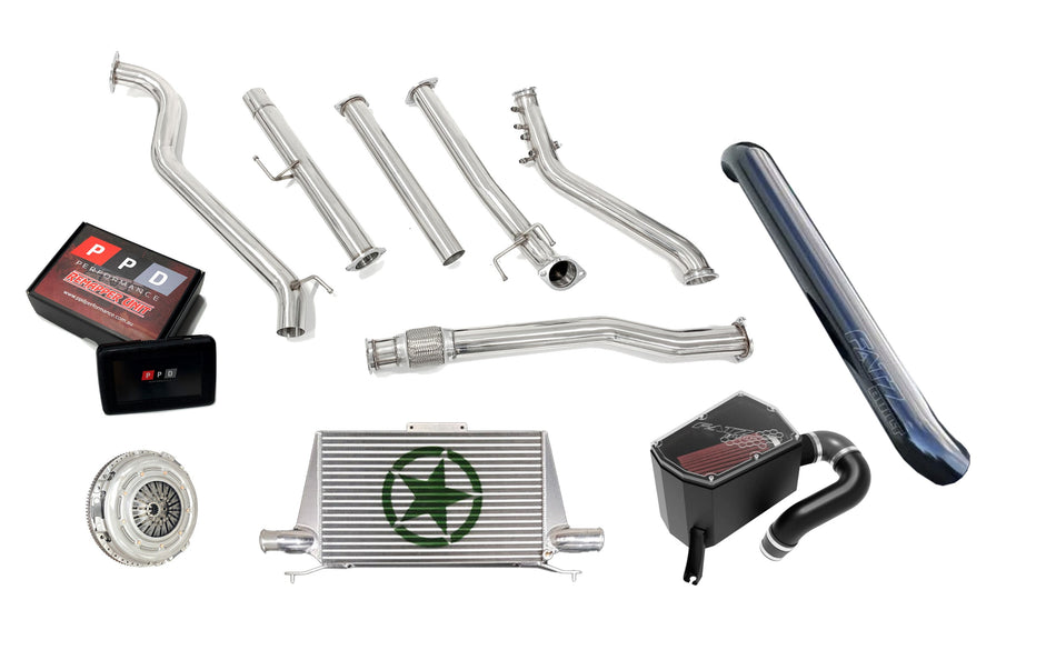 Toyota Hilux (2015-2024) 2.8L N80 GUN126R Exhaust / Tune / Snorkel / Intercooler / Clutch Upgrade Package