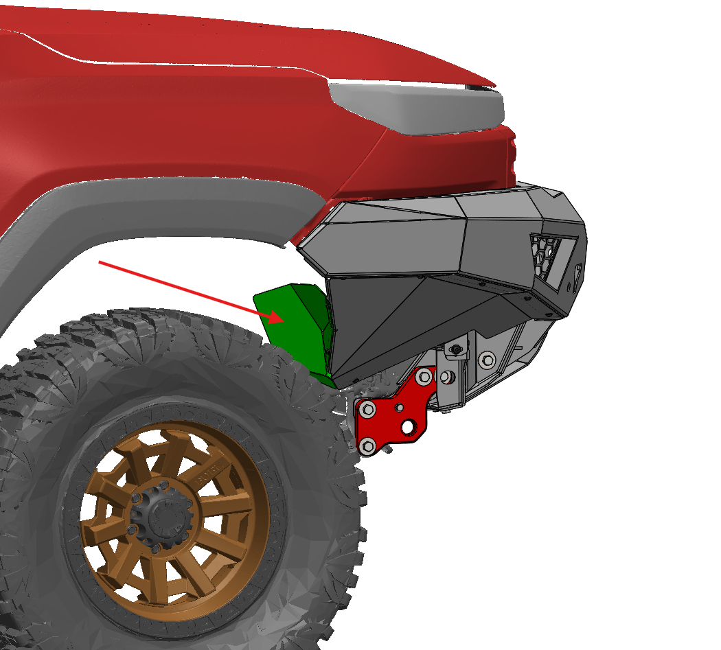 N90 Hilux Supplementary kit to suit Rugged X