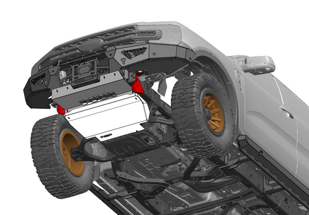 Lower bash/skid plate to suit Next Gen Ford Ranger/Everest