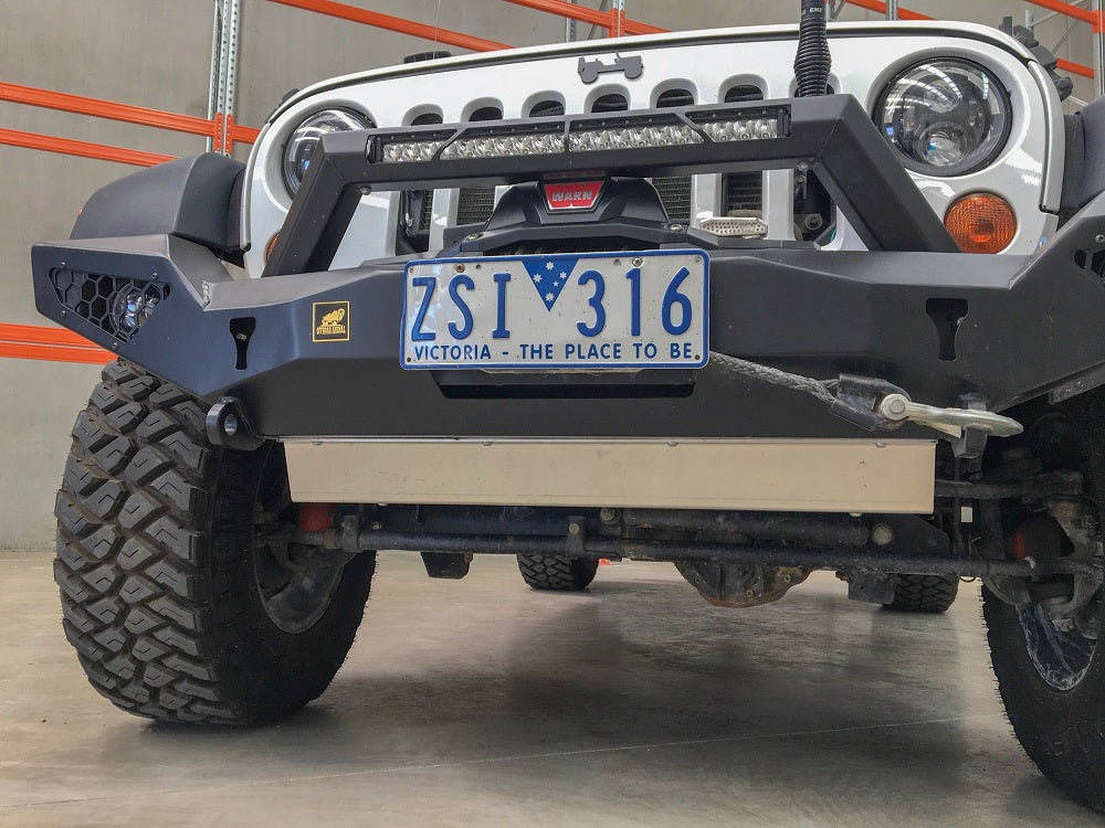 Skid plate, JK Wrangler Bull bar