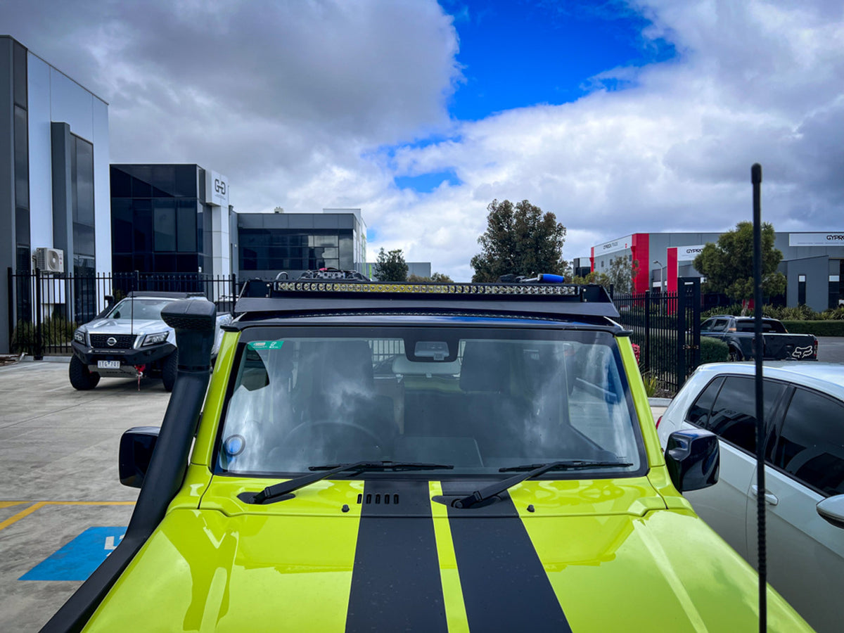 Light bar Wind deflector to suit Suzuki Jimny JB74 2018 on