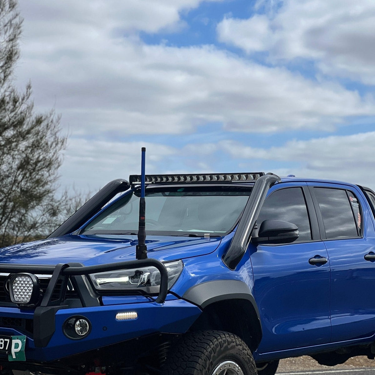 Toyota Hilux N80 4.5" Twin Snorkels by Canna Fabrication