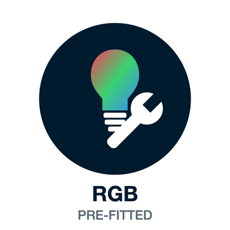 RGB bulb conversion pre-fitted