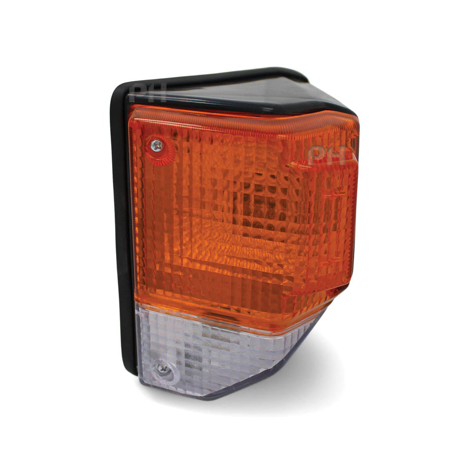 Corner Light Black Surround LEFT Fits Toyota Landcruiser 70 75 Series 1985 - 1999