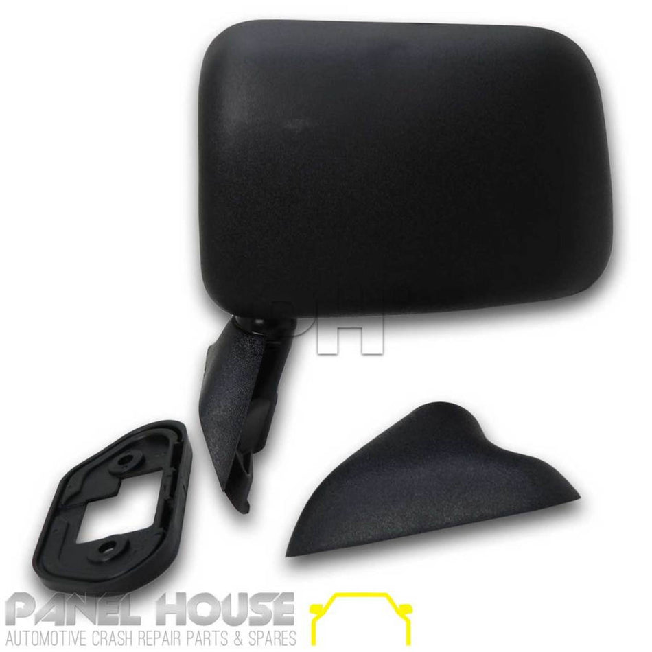 Door Mirrors PAIR Black Skin Mount Fits Toyota Hilux 2WD 4WD 97-01