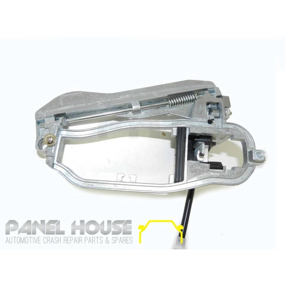 Outer Door Handle Base Carrier PAIR Rear Fits BMW X5 E53 Wagon 2000 - 2007