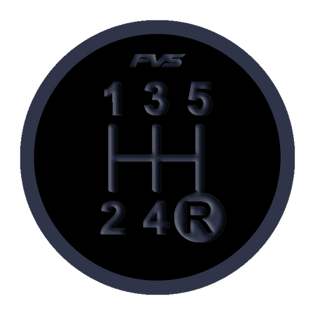 PVS Automotive - Gear Knob Replacement Sticker - 4X4OC™ | 4x4 Offroad Centre