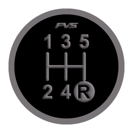 PVS Automotive - Gear Knob Replacement Sticker - 4X4OC™ | 4x4 Offroad Centre