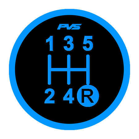 PVS Automotive - Gear Knob Replacement Sticker - 4X4OC™ | 4x4 Offroad Centre