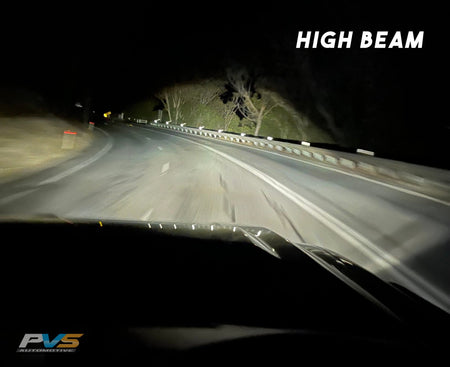 PVS Automotive - RTR Chrome Bi - LED Headlights to Suit Toyota LandCruiser 70 Series 2008 - 2023 - 4X4OC™ | 4x4 Offroad Centre