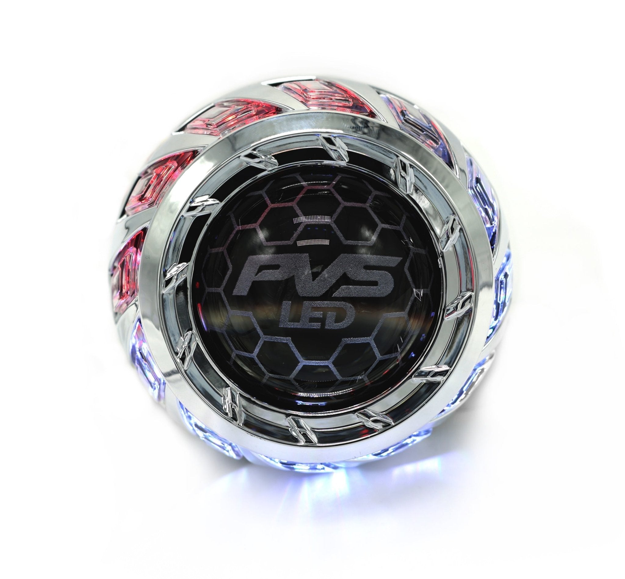 PVS Automotive - RTR Chrome Bi - LED Headlights to Suit Toyota LandCruiser 70 Series 2008 - 2023 - 4X4OC™ | 4x4 Offroad Centre
