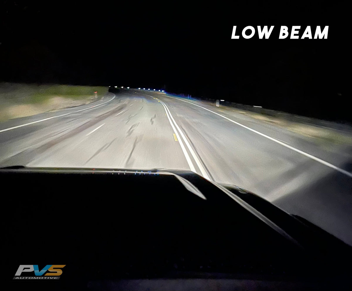 PVS Automotive - RTR Chrome Bi - LED Headlights to Suit Toyota LandCruiser 70 Series 2008 - 2023 - 4X4OC™ | 4x4 Offroad Centre