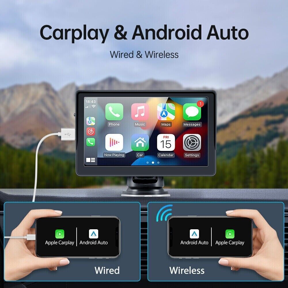 PVS Automotive - Wireless Apple CarPlay and Android Auto Car Stereo, 9.3'' IPS Touchscreen Multimedia Player & Bluetooth 5.0 Audio Hands Free Calling, Mirror Link/GPS/Siri/Google/Waze/GPS - 4X4OC™ | 4x4 Offroad Centre