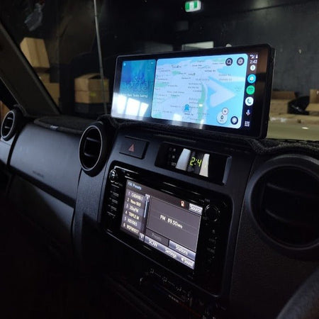 PVS Automotive - Wireless Apple CarPlay and Android Auto Car Stereo, 9.3'' IPS Touchscreen Multimedia Player & Bluetooth 5.0 Audio Hands Free Calling, Mirror Link/GPS/Siri/Google/Waze/GPS - 4X4OC™ | 4x4 Offroad Centre