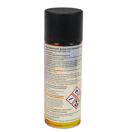 Redback - For REDBACK EXHAUST PAINT MATT BLACK 300G 400C - 4X4OC™ | 4x4 Offroad Centre