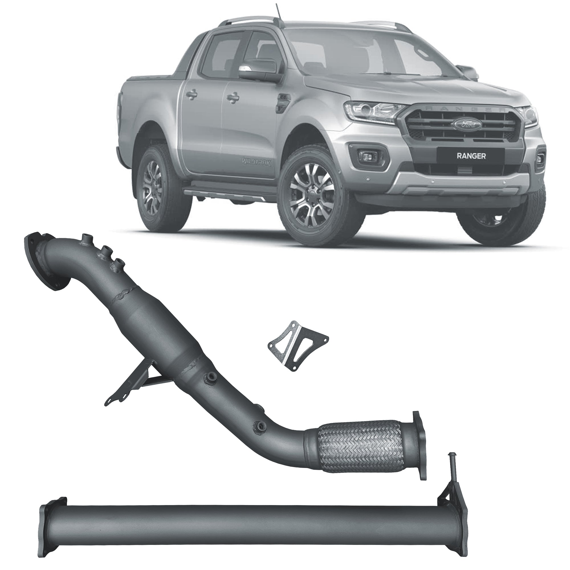 Redback - Redback Extreme Duty Exhaust DPF Adaptor Kit for Ford Ranger 3.2L (07/2016 - 05/2022) - 4x4 Offroad Centre