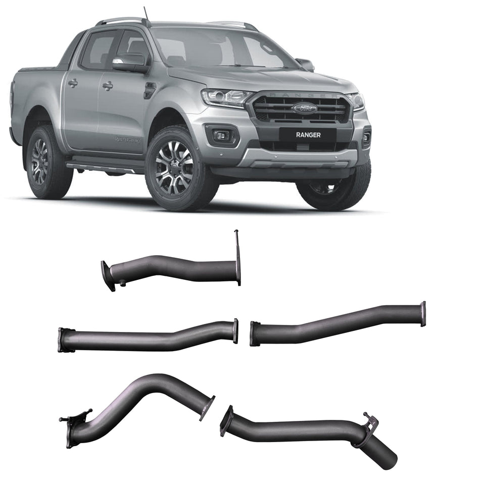 Redback - Redback Extreme Duty Exhaust for Ford Ranger 3.2L (07/2016 - 05/2022) - 4x4 Offroad Centre