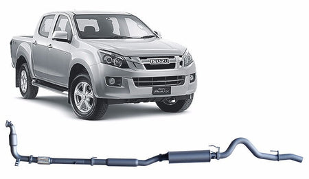 Redback - Redback Extreme Duty Exhaust for Isuzu D - MAX (06/2012 - 10/2016) - 4x4 Offroad Centre