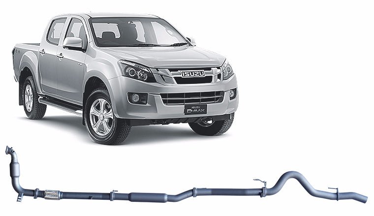 Redback - Redback Extreme Duty Exhaust for Isuzu D - MAX (06/2012 - 10/2016) - 4x4 Offroad Centre