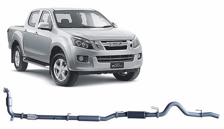 Redback - Redback Extreme Duty Exhaust for Isuzu D - MAX (06/2012 - 10/2016) - 4X4OC™ | 4x4 Offroad Centre
