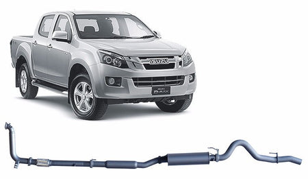 Redback - Redback Extreme Duty Exhaust for Isuzu D - MAX (06/2012 - 10/2016) - 4X4OC™ | 4x4 Offroad Centre