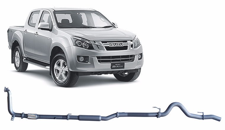 Redback - Redback Extreme Duty Exhaust for Isuzu D - MAX (06/2012 - 10/2016) - 4x4 Offroad Centre