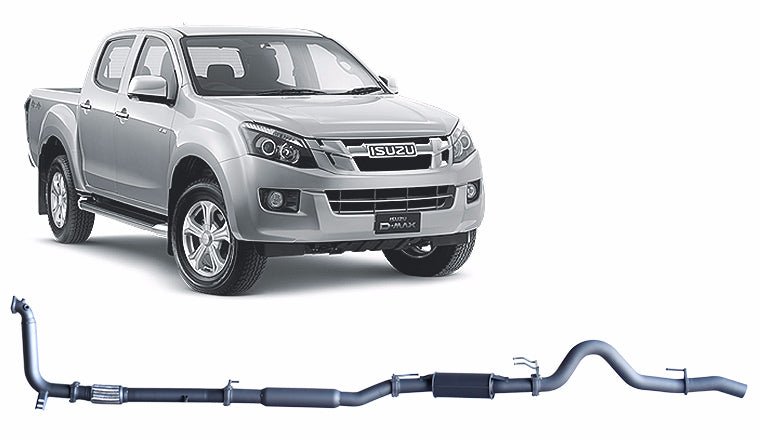 Redback - Redback Extreme Duty Exhaust for Isuzu D - MAX (06/2012 - 10/2016) - 4x4 Offroad Centre