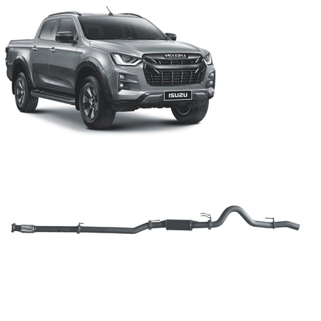 Redback - Redback Extreme Duty Exhaust for Isuzu D - MAX (07/2020 - on) - 4x4 Offroad Centre