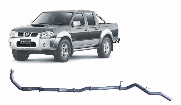 Redback - Redback Extreme Duty Exhaust for Nissan Navara D22 2.5L (01/2008 - 10/2015) - 4x4 Offroad Centre