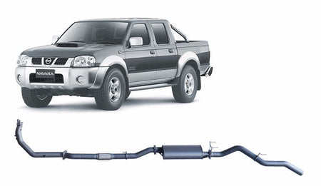 Redback - Redback Extreme Duty Exhaust for Nissan Navara D22 2.5L (01/2008 - 10/2015) - 4x4 Offroad Centre