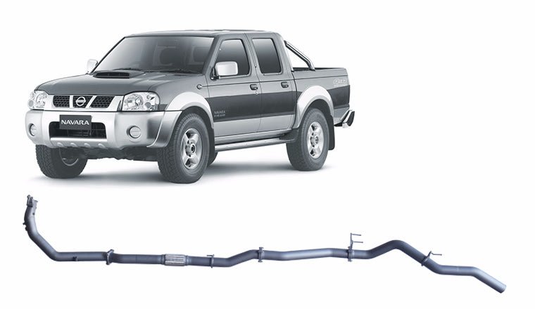 Redback - Redback Extreme Duty Exhaust for Nissan Navara D22 2.5L (01/2008 - 10/2015) - 4x4 Offroad Centre