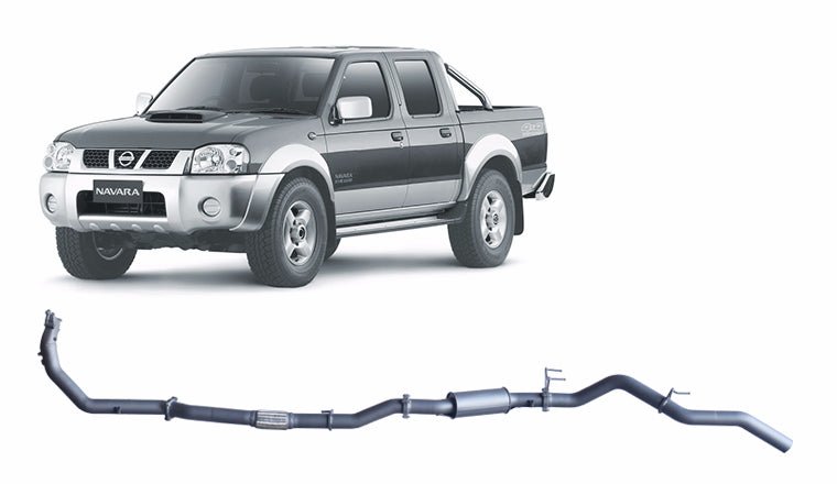 Redback - Redback Extreme Duty Exhaust for Nissan Navara D22 2.5L (01/2008 - 10/2015) - 4x4 Offroad Centre