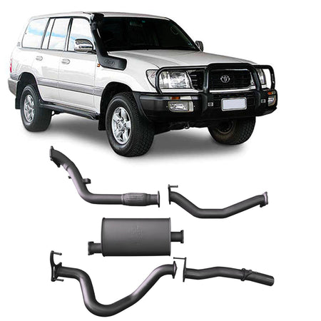Redback - Redback Extreme Duty Exhaust for Toyota Landcruiser 100 Series 4.2L (10/2000 - 10/2007) - 4x4 Offroad Centre