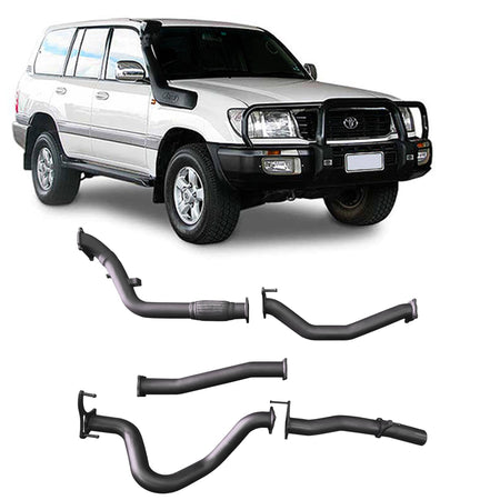 Redback - Redback Extreme Duty Exhaust for Toyota Landcruiser 100 Series 4.2L (10/2000 - 10/2007) - 4x4 Offroad Centre