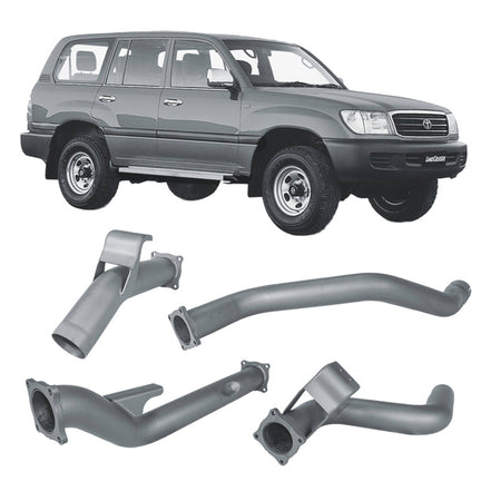 Redback - Redback Extreme Duty Exhaust for Toyota Landcruiser 105 Series Wagon (03/1998 - 10/2007) - 4x4 Offroad Centre