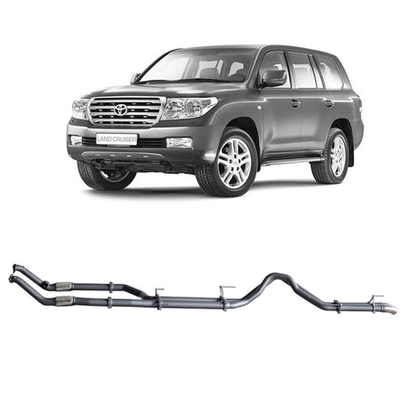 Redback - Redback Extreme Duty Exhaust for Toyota Landcruiser 200 Series 4.5L V8 (11/2007 - 09/2015) - 4x4 Offroad Centre