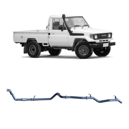 Redback - Redback Extreme Duty Exhaust for Toyota Landcruiser 78 Series (01/1990 - 01/2007), Toyota Landcruiser 75 Series (03/1990 - 11/1999) - 4x4 Offroad Centre