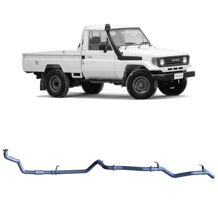 Redback - Redback Extreme Duty Exhaust for Toyota Landcruiser 78 Series (01/1990 - 01/2007), Toyota Landcruiser 75 Series (03/1990 - 11/1999) - 4x4 Offroad Centre