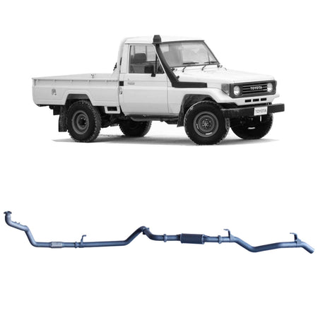Redback - Redback Extreme Duty Exhaust for Toyota Landcruiser 78 Series (01/1990 - 01/2007), Toyota Landcruiser 75 Series (03/1990 - 11/1999) - 4x4 Offroad Centre