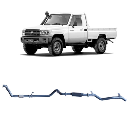 Redback - Redback Extreme Duty Exhaust for Toyota Landcruiser 79 Series 4.2L 1HZ (10/1999 - 01/2007) - 4X4OC™ | 4x4 Offroad Centre