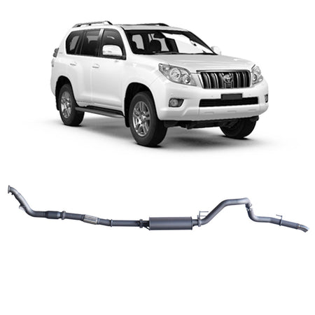 Redback - Redback Extreme Duty Exhaust for Toyota Prado 120/150 Series 1KD - FTV (11/2006 - 07/2015) - 4x4 Offroad Centre